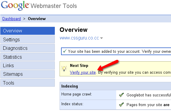 Overview google webmaster tool